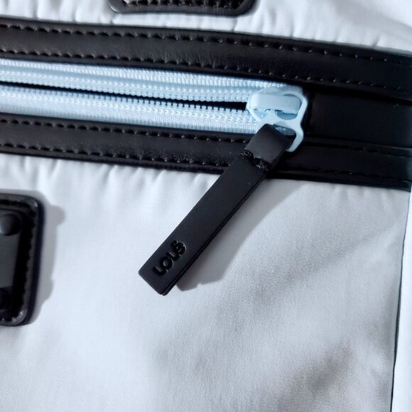 LOLË Ice Blue Mini Lily Backpack/Tote Bag Waxed - Picture 8 of 15